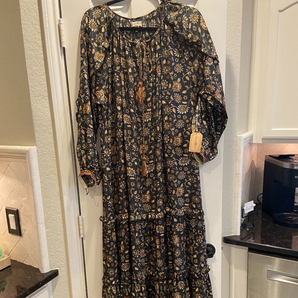 NWT Natural Life Boho Floral Dress XL